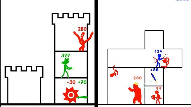 Stickman Tower War Stick Hero (Early Access) VS Stick Games: Draw Erase Tower (Early Access) #4 смотреть онлайн