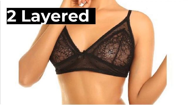 New! Lace & Mesh Semi-Transparent Bralette смотреть онлайн
