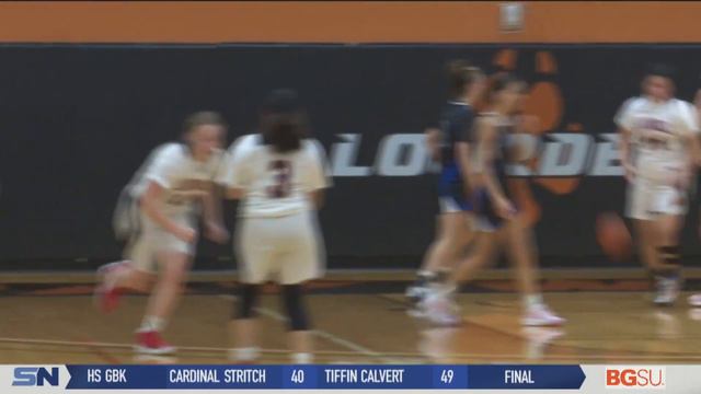 Rishty Drops 27, Leads Tiffin Calvert over Cardinal Stritch смотреть онлайн