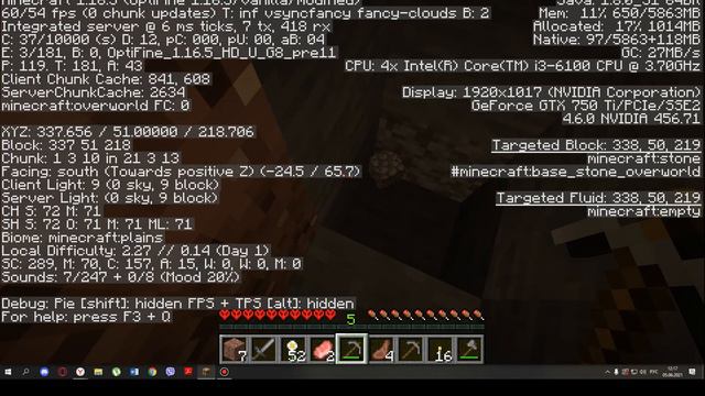 Майнкрафт UHC 1.16.5 4,5 сердечка от зомби? Самая глупая ошибка. смотреть онлайн