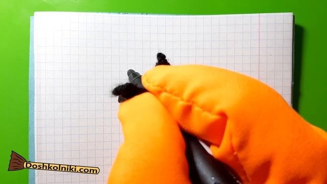 Как Рисовать Следы по клеточкам? ? Рисунки по клеточкам с Котом Баюном. смотреть онлайн