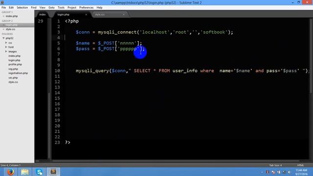 PHP login system(Part-100) смотреть онлайн