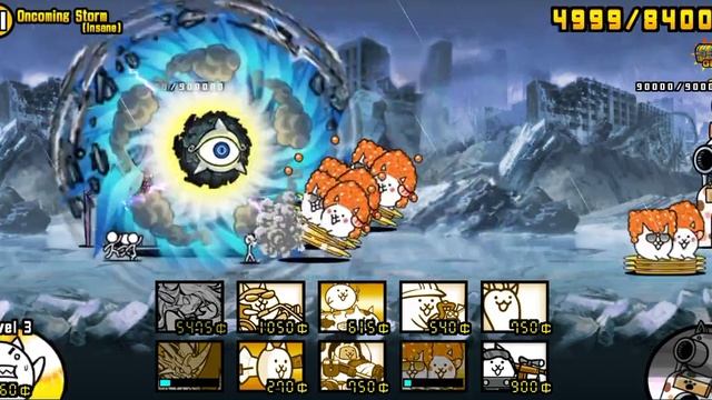 Battle cats гайд, проходим red sky at morning/perfect cyclone тактика без sadako/cat combo на пушку смотреть онлайн