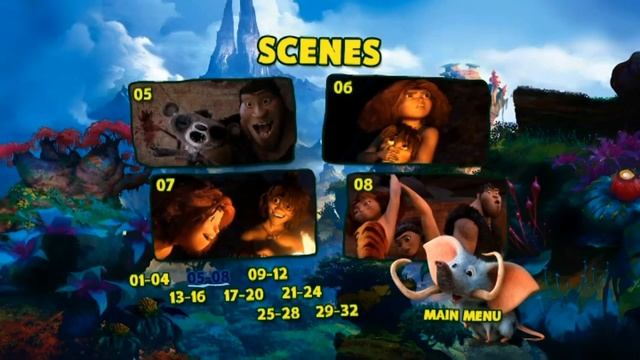 The Croods (2013) DVD Menu Walkthrough смотреть онлайн
