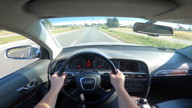 Audi A6 C6 (2005) 3.2FSI 255KM Quattro POV Drive Test & Acceleration | Fuel Consumption | 4K #69 смотреть онлайн