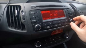 How to Manually Change Radio Station in Kia Sportage III ( 2010 – 2016 ) - Adjust Radio Station