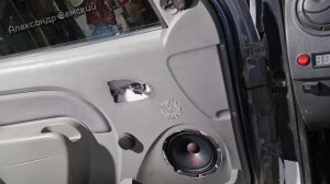 Урал ТТ 165 ГРОМ без усилителя в Рено Логан. Эстрадные динамики Урал ТТ 165 ГРОМ.