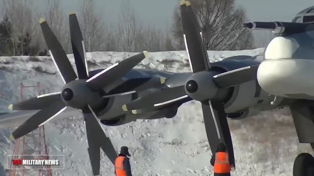 RuAF upgraded Tu-95 bombers with four additional underwing pylons to carry 10 cruise missiles. смотреть онлайн