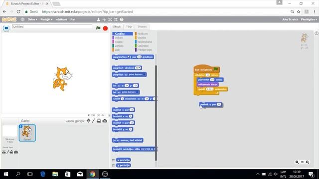 Ievads programmēšanā | #2 Scratch vide смотреть онлайн