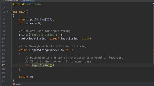 C Strings 34: Convert vowels into upper case character in a given string [C Programming] смотреть онлайн