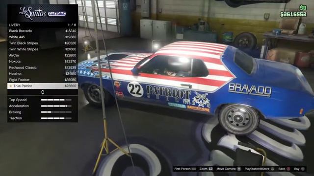 GTA 5 Gauntlet Classic Customization смотреть онлайн