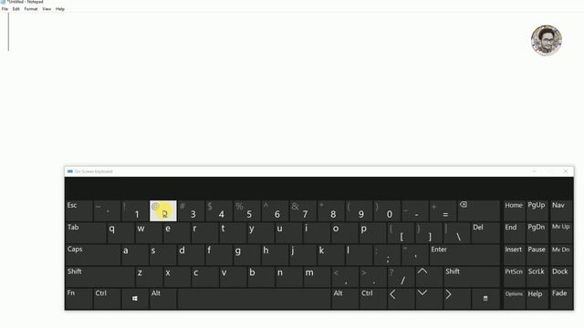 # @ : " Type karna कैसे टाइप करते हैं ? On Screen Keyboard | बेसिक कंप्यूटर смотреть онлайн