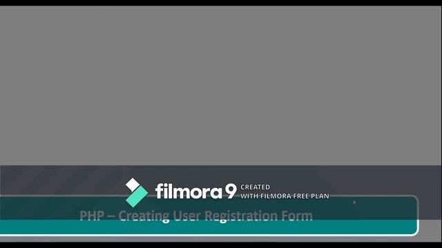 User registration form with PHP tutorial 2 смотреть онлайн