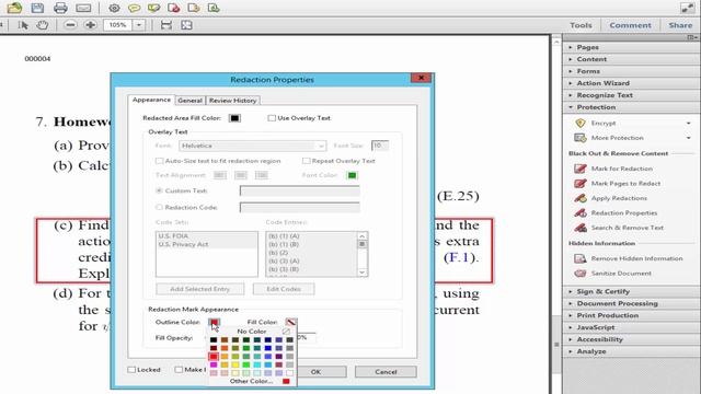 How to e Redact or Hide Text in PDF Document by using adobe acrobat pro смотреть онлайн
