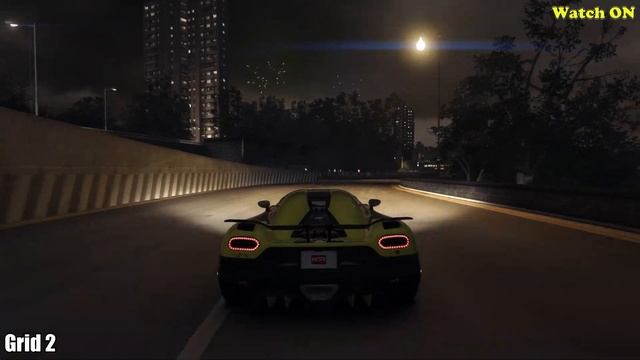 Koenigsegg Agera R Comparison in Forza Horizon 4, GRID, Need for Speed Most Wanted, Grid 2 смотреть онлайн