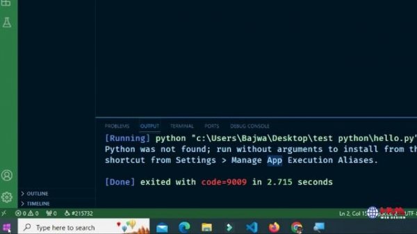 How to Run Python on VSCode Terminal Windows 10 | Python Setup for VS Code