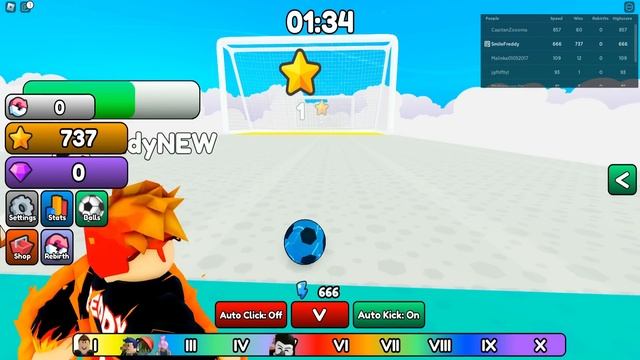 САМЫЙ СИЛЬНЫЙ ФУТБОЛЬНЫЙ УДАР в МИРЕ! Goal Clicker Roblox смотреть онлайн