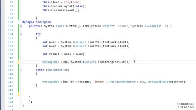 C++ GUI: Exceptions and Error Message Boxes | WinForms смотреть онлайн