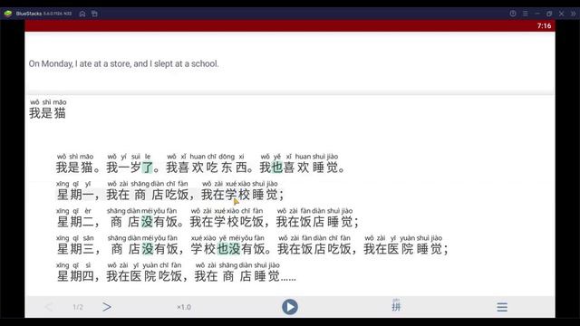 Читаем на китайском вместе легко "我是猫" - Глава 1 смотреть онлайн