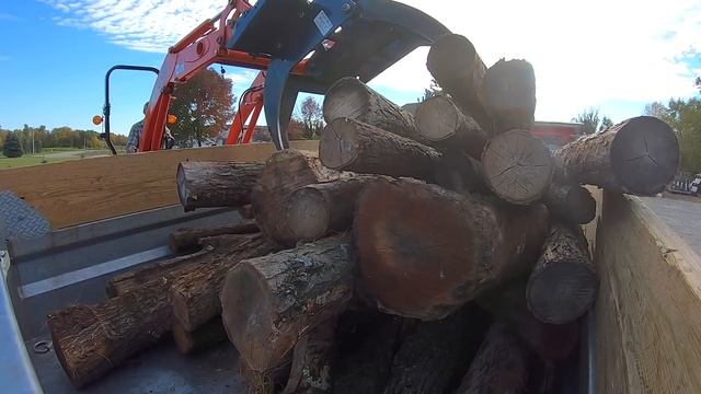 Firewood log flip challenge! смотреть онлайн