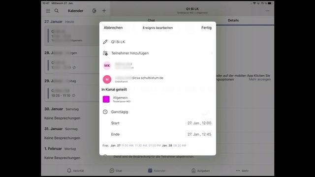 MNSProCloud | Teams Besprechung erstellen am iPad смотреть онлайн