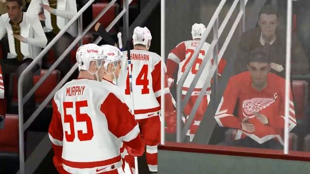 NHL 96-97 (NHL 2004 Rebuilt) - знакомство с геймплеем мода (сложность Easy)