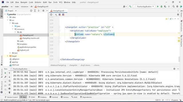 How to drop column in lequibase | Java Programming смотреть онлайн
