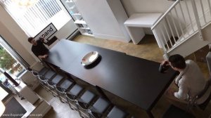 Demo of the Juggernaut extending table seating 22 people