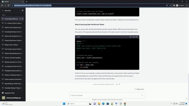 How to create date partitioned tables in GBQ Can you use python смотреть онлайн