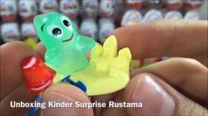 200 Киндер сюрпризов Распаковка яиц часть 1