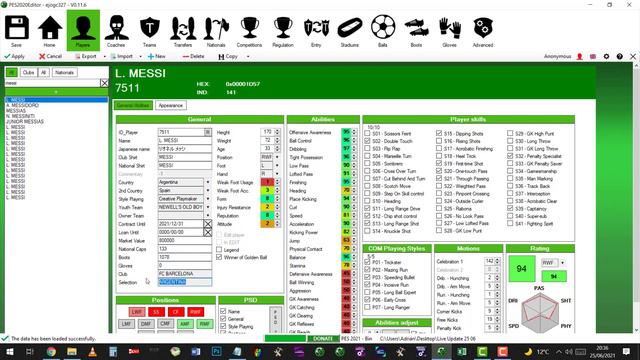 Pes Editor Tutorial - Live Update files, first load & player IMPORT-EXPORT смотреть онлайн