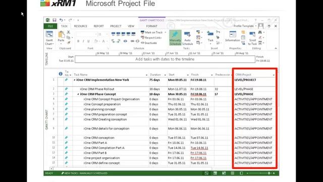 MS Project Import/Export with CRM-Project смотреть онлайн