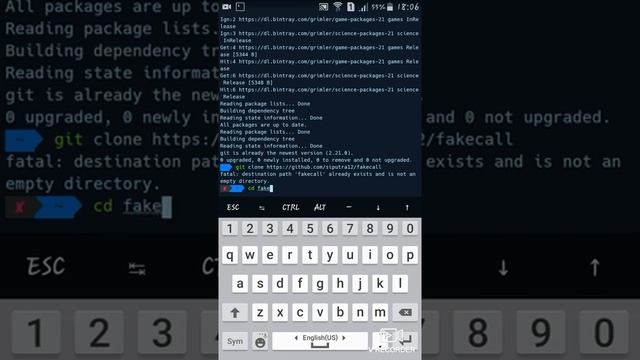 Fakecall in termux (สอนใช้) смотреть онлайн