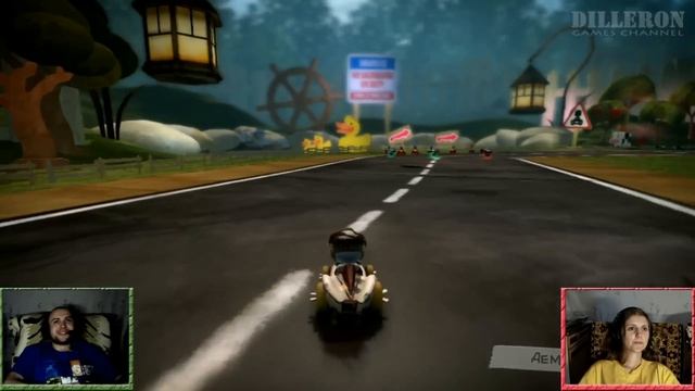 [ч.01] Прохождение LittleBigPlanet Karting - Уроки картинга