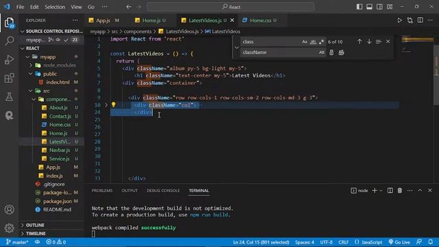 React Website using bootstrap смотреть онлайн