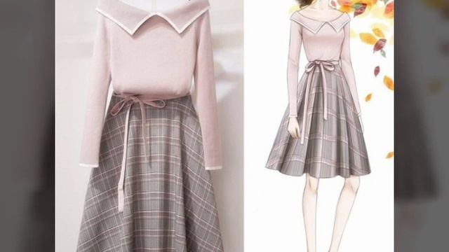 Easy & Beautiful Top Designer's Sketches For Dresses Designs Ideas| Best Outfit Ideas For Girls смотреть онлайн
