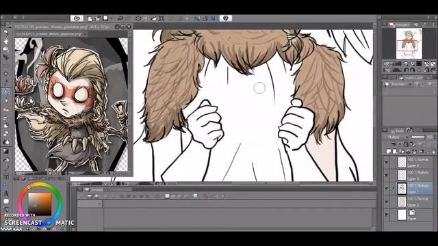 Draw with me! - Don't Starve Together - Wendy and Abigail смотреть онлайн