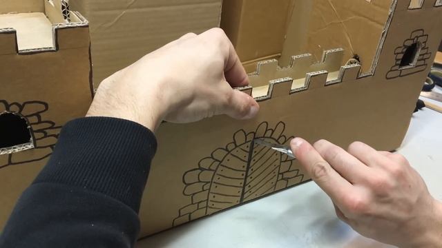 Make amazing cardboard castle DIY easy смотреть онлайн
