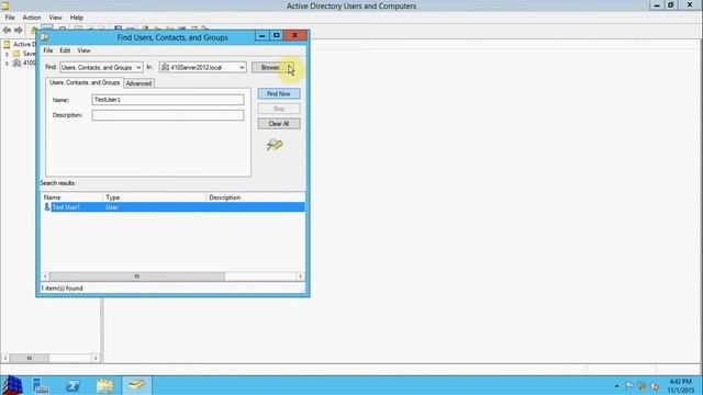 Find in Active Directory Users and Computers смотреть онлайн