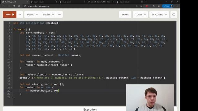 Easy Rust 056: Collection types (HashSet and BTreeSet) смотреть онлайн