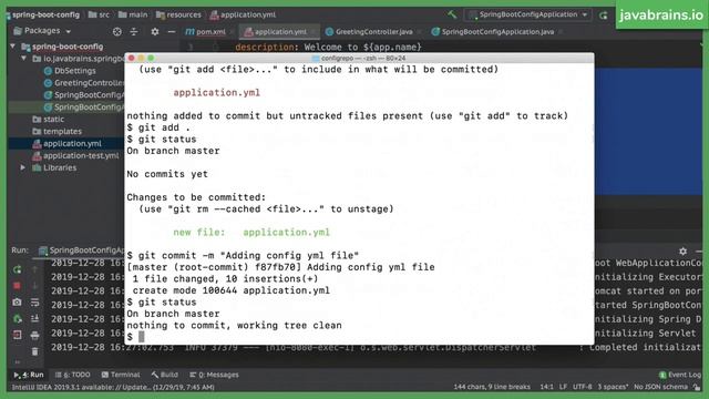 Set up spring cloud config server from scratch - Microservice configuration with Spring Boot [11] смотреть онлайн