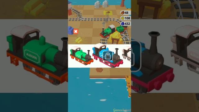 Rail Lands Train Ride Stock & Sell Materials - Railway Tycoon - Android Gameplay #7 смотреть онлайн