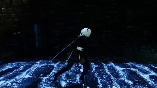 Armor from Nier: Automata for Skyrim + sword (HDT+) V.1.4 смотреть онлайн