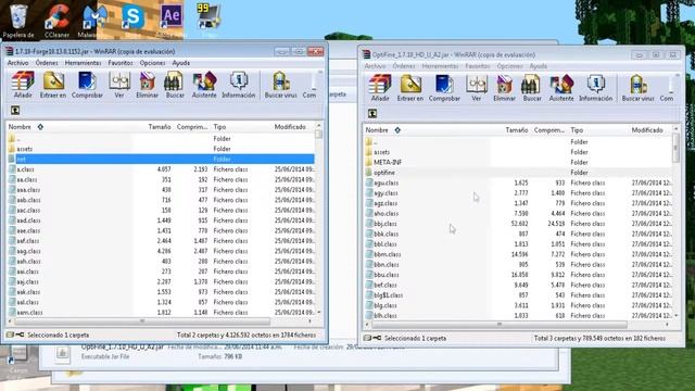 Minecraft 1 7 10 Como descargar e instalar Minecraft Forge y Optifine смотреть онлайн