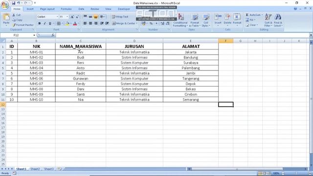 Cara import data dari Excel Ke MySQL dengan Navicat смотреть онлайн