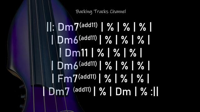 Modal Jazz Backing Track For Bass (Dm | Fm) смотреть онлайн