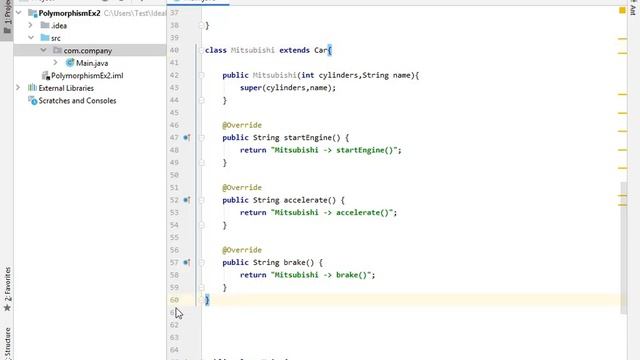 Polymorphism Exercise 2 JAVA Object Oriented Programming In INTELLIJ смотреть онлайн