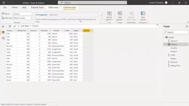 Logical AND using Microsoft Power BI Desktop - Explained in Malayalam смотреть онлайн