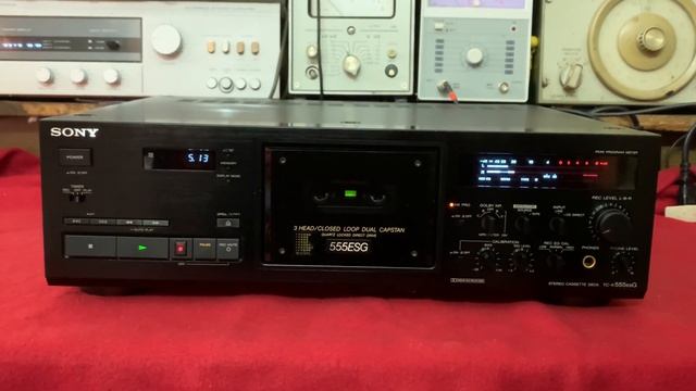 Sony TC-K555esG. Стерео кассетная дека. смотреть онлайн