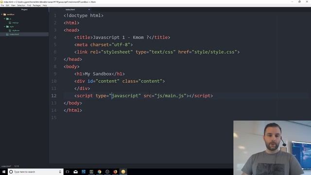Genomgång javascript1 kmom01 med Kenneth смотреть онлайн